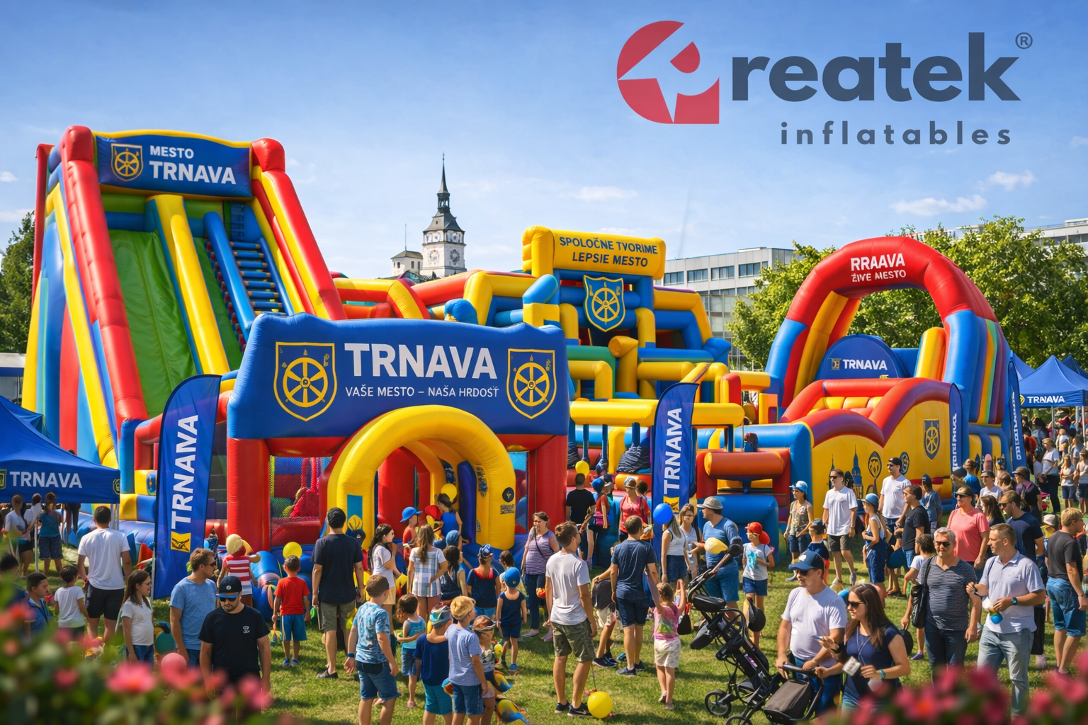 Ako vybrať nafukovaciu atrakciu pre event, mesto alebo firmu