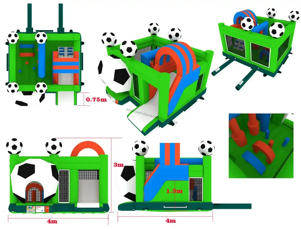 Nafukovacie kombo Futbal