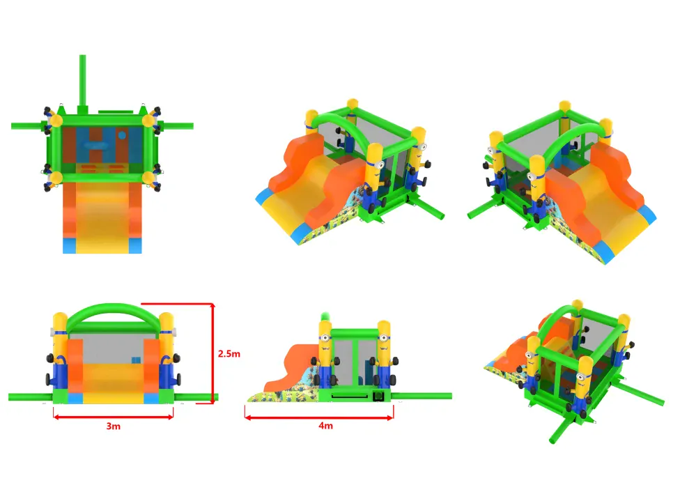 Nafukovacie kombo Mimoni