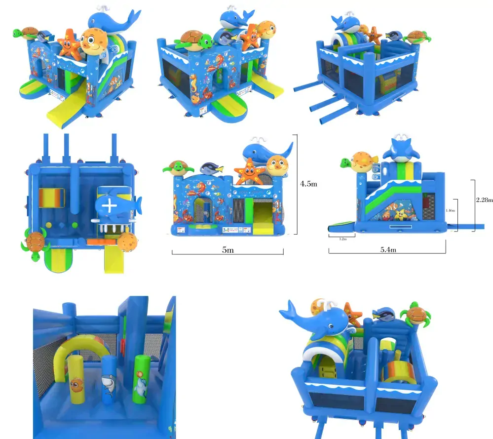 Nafukovacie kombo Morský svet 2