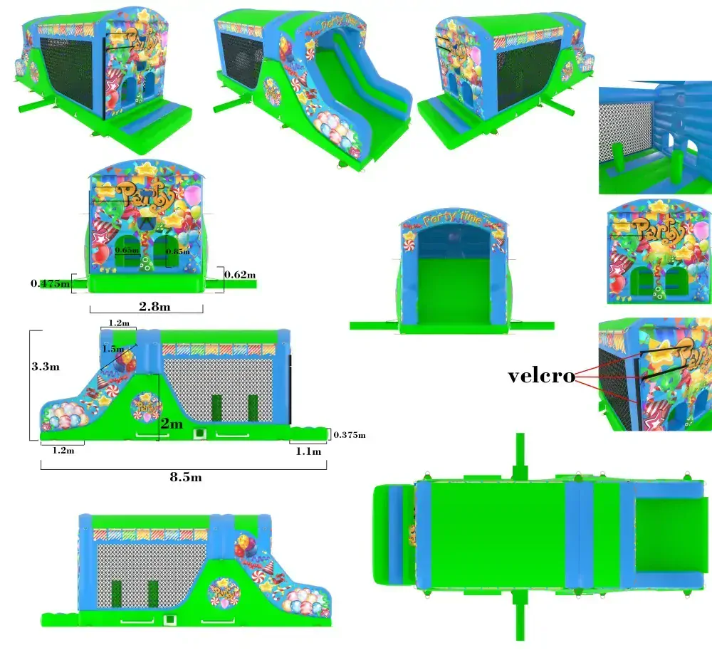 Nafukovacie kombo Party