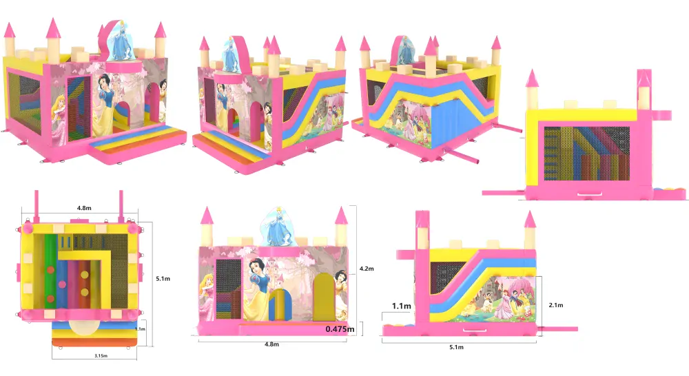 Nafukovacie kombo Princess 2