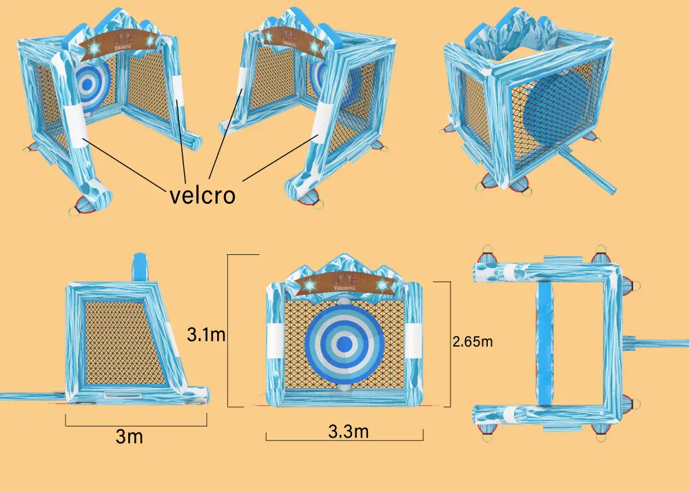 Nafukovacia bránka Axe