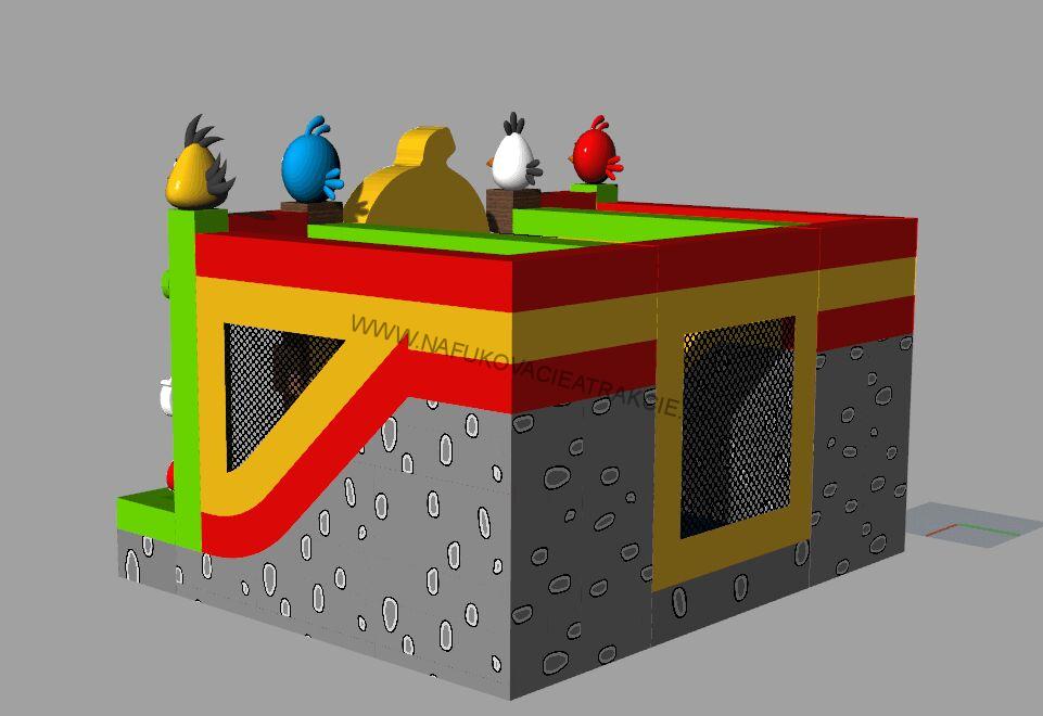 Nafukovacie kombo ANGRY BIRDS "L"
