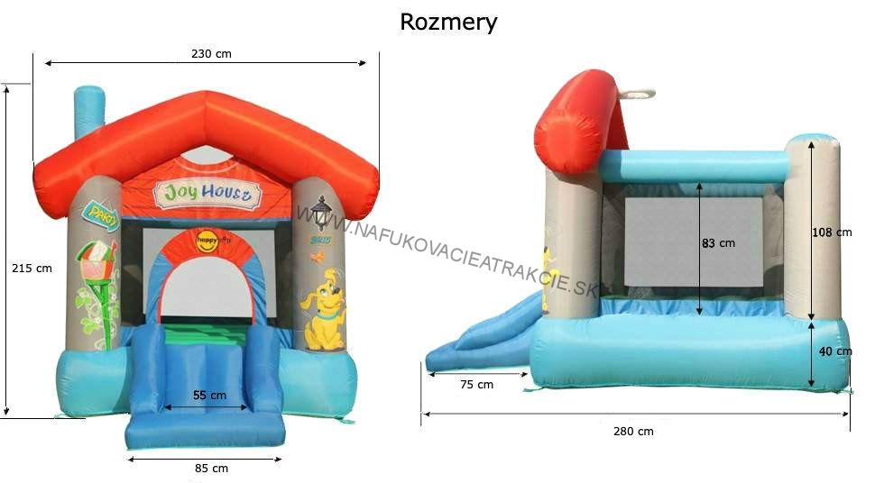 Fun House, nafukovací domček pre rodinné využívanie